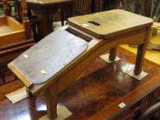 Vintage shoe shop seat