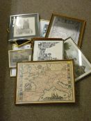 Quantity of framed pictures and prints