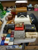 Parcel of jewellery boxes in various sizes etc