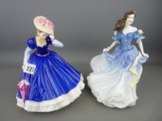 Royal Doulton Figures of the Year 'Mary' HN3375 and 'Rebecca' HN4041