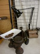 Vintage Corby 'Tie Master', vintage anglepoise lamp etc