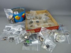 Quantity of military and similar buttons