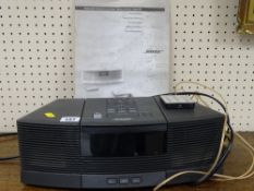 Bose Wave radio CD system with remote control, manual E/T
