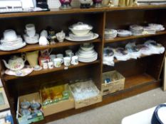 Very large parcel of porcelain and glassware including quantities of Brad Ex display plates - steam,