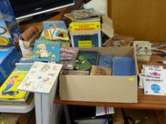 Very large parcel of vintage children's books including Lucie Attwell, Ladybird, Enid Blyton, Mr Men