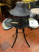 As new 'Gardeco Corona' cast iron chiminea style BBQ