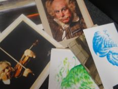 Folder containing unframed watercolours and sketches by RICHARD O'CONNELL together with a collection