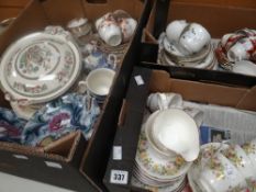 Parcel of mixed teaware including Royal Standard, Colclough, vintage Aynsley ETC