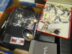 Assorted jewellery, modern ladies watches, silver rings, QVC items ETC (possibly small number of