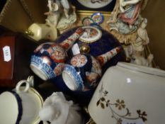 Parcel of mixed Oriental and continental china and figures