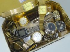 Quantity of assorted gent's wristwatches