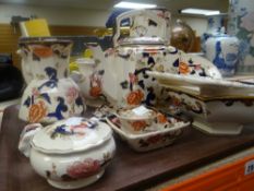 A large collection of Masons Mandalay china including vases, decorative teapots, planter ETC