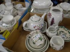 A parcel of mixed teaware including Royal Worcester 'Lavinia', Royal Doulton 'Clairmont' and