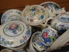 Collection of Masons Ironstone Regency dinner and teaware including tureens, teapot ETC