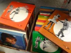 Two boxes of boxed LP records, 'The Swing Era Collection' ETC