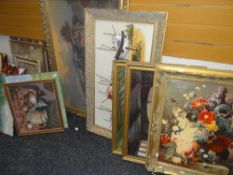 Quantity of mixed prints and pictures