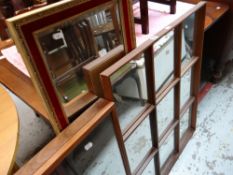 Three sundry mirrors