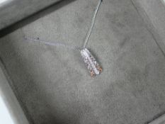 A Clogau Gold Welsh Designs 'Am Byth' diamond pendant (boxed) Please note: not tested, hallmarks,