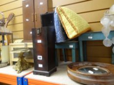 Parcel of items including small circular mirror, storage boxes, candle sconce ETC