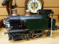 An excellent hand built believed working steam locomotive, painted with British racing green and