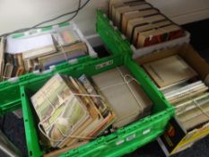 Four containers of British touring guide books including Batsford publications, all mostly of