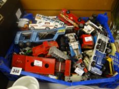 A parcel of various unboxed diecast vehicles, Matchbox, Corgi ETC