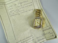 WRISTWATCH Ingersoll limited edition no. 47 of 125 stainless steel wristwatch set with diamond chips