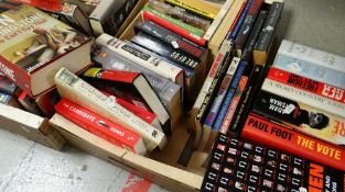 COLLECTION OF HARDBACK BOOKS mainly being political biographies