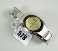 WRISTWATCH being a gents' stainless steel water-resistant wristwatch, the face marked Ferrari