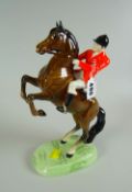 BESWICK china study of huntsman on horseback impressed and printed marks to base, number 868