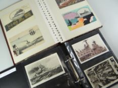 POSTCARDS in two albums and being of German and Japanese battle ships and cruisers WWI-WWII (41