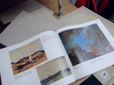 THREE CASED VOLUMES OF SIR WILLIAM RUSSELL FLINT BY RALPH LEWIS AND KEITH S GARDINER with one