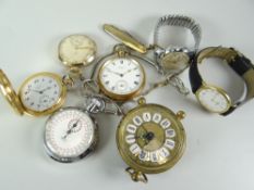 WATCHES to include pocket watches, Smiths, Shockpoof, Waltham, Elgin, Volvo, together with Raymond