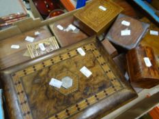 PARCEL OF VARIOUS WOODEN BOXES