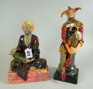 TWO ROYAL DOULTON FIGURES being 'The Jester' HN2016 and 'The Mendicant' HN1365