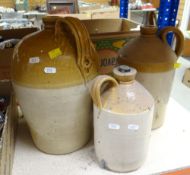 THREE STONE GLAZED BOTTLES