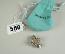 A MODERN TIFFANY & CO SILVER BUMBLEBEE BROOCH
