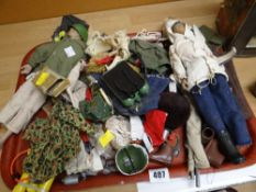 A COLLECTION OF ACTION MAN FIGURES AND ACCESSORIES