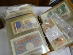 COLLECTION OF BANKNOTES to include Bank of England 10s, £1, £5, Bank of Ireland £5, together with