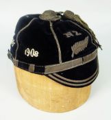 AN HISTORIC NEW ZEALAND RUGBY UNION CAP FOR WILLIAM 'BILL' CUNNINGHAM (1874-1927) - AN IMPORTANT