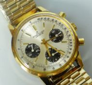 BREITLING TOP-TIME 815 WRISTWATCH with aftermarket bracelet, circa 1969-78, with dial with black sub