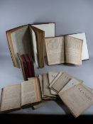 ANTIQUE BOOKS - Welsh 'Caniadau gan T Gwynn Jones', editions of 'Y Llenor and three old Hebrew