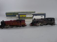 MODEL RAILWAY - Wrenn W2218 2-6-4 tank locomotive, boxed with W2219 LMS 2-6-4 tank locomotive,