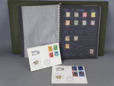 STAMPS - specialized Swiss collection in a green album marked 'Suisse'