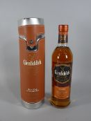 VINTAGE ALCOHOL - a metal and leather effect cased 70cl bottle of Glenfiddich 14 year old single