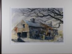 ROB PIERCY print - titled 'Yr Ysgwrn', signed in pencil, 28 x 39 cms