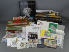 STAMPS - a crate containing stock books, album and loose, Great Britain mixed