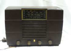Philco bakelite cased vintage radio