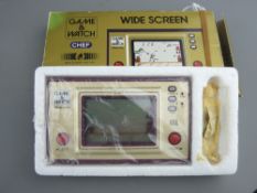 1981 boxed Nintendo widescreen game and watch chef FP-24