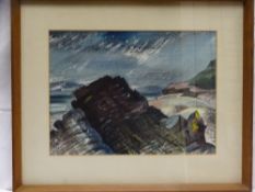 MALPASS mixed media - landscape, 34 x 47 cms